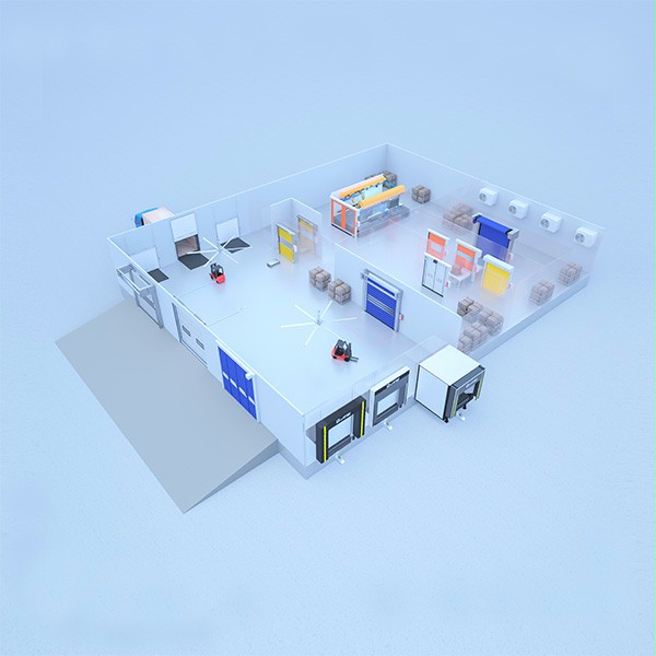 西朗门业3D场景定制图