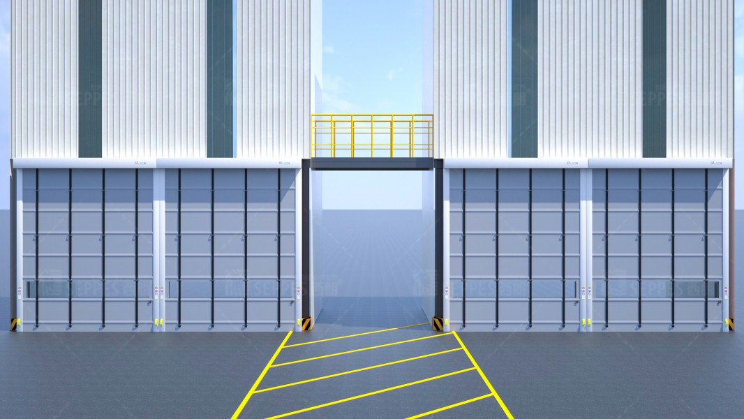 快速卷帘门厂家西朗门业3D效果图 快速卷帘门厂家西朗门业3D效果图